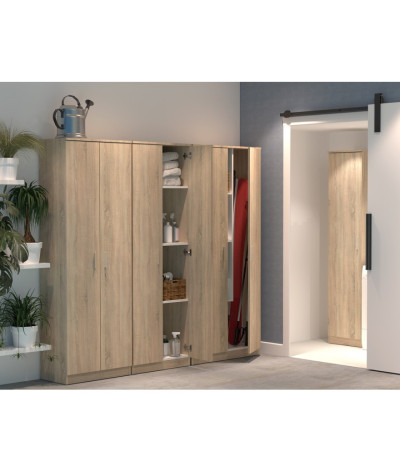 Armario / Mueble de almacenamiento color Cambrian - Altura 180 x Longitud 40 x Profundidad 35 cm