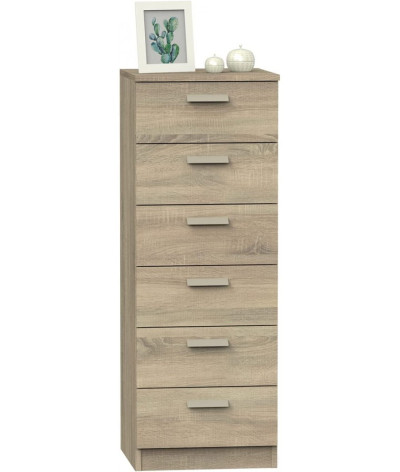 Cajonera, Mueble de almacenamiento de color Cambrian - Altura 110 x Longitud 40 x Profundidad 40 cm