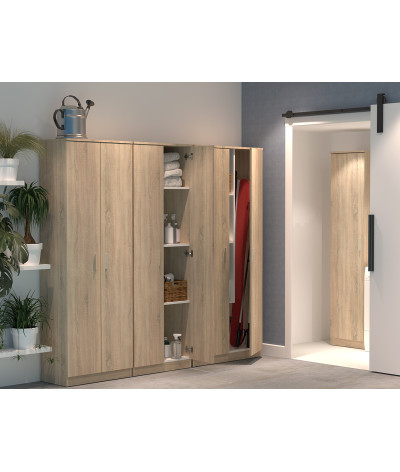 Armario / Mueble de almacenamiento de color Cambrian - Altura 180 x Longitud 80 x Profundidad 35 cm