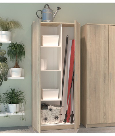 Armario / Mueble de almacenamiento de color Cambrian - Altura 180 x Longitud 80 x Profundidad 35 cm