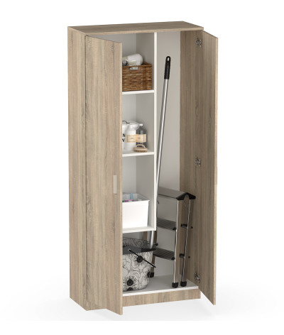 Armario / Mueble de almacenamiento de color Cambrian - Altura 180 x Longitud 80 x Profundidad 35 cm