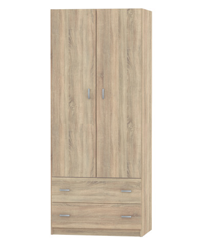 Armario Ropero / Mueble de almacenamiento de color Cambrian - Altura 180 x Longitud 74 x Profundidad 50 cm